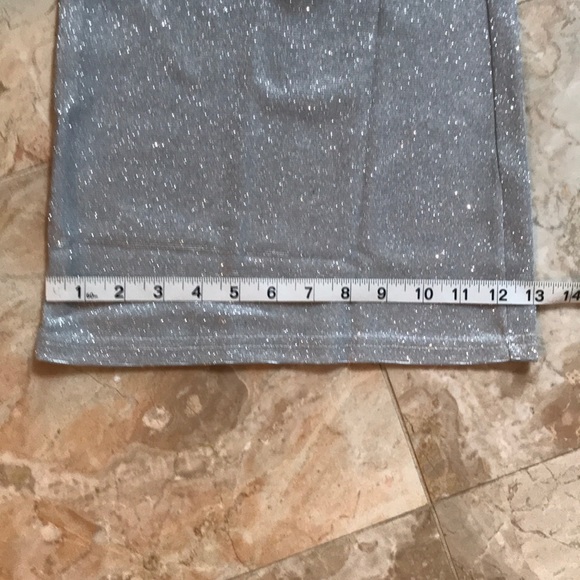 Sequin Pants-Silver-Large-Boot cut - Picture 5 of 12